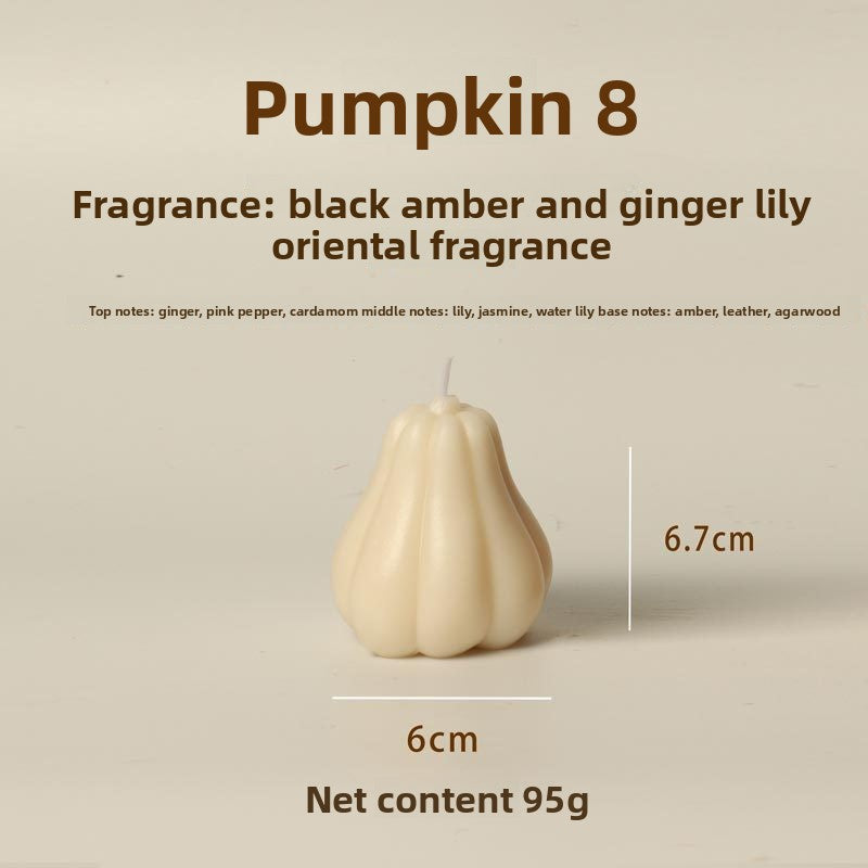 Bougie citrouille, décoration de cheminée d'automne — MaisonFAME