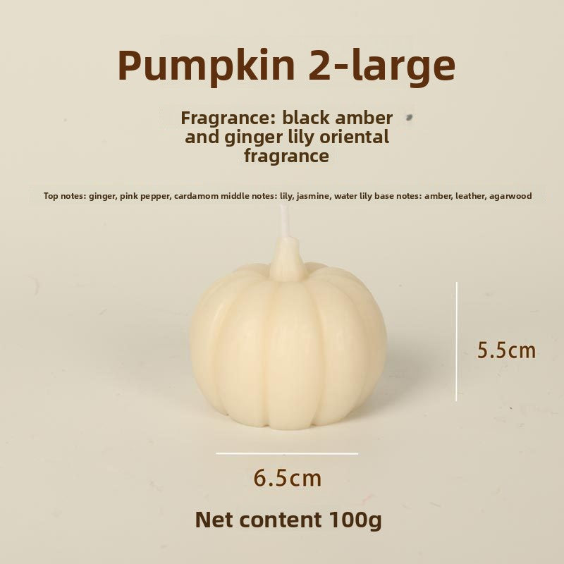 Bougie citrouille parfumée, format proposé — MaisonFAME