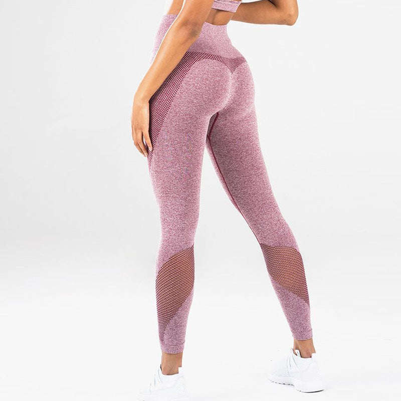 Legging de sport seamless femme taille haute — vue 2 | MaisonFame Sport