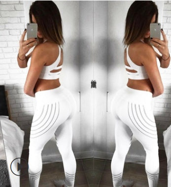 Legging running réfléchissant femme visibilité nuit — vue 6 | MaisonFame Sport