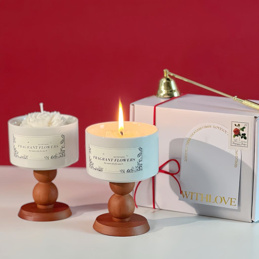 Bougie parfumée en céramique dans son coffret cadeau — MaisonFAME