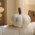 Coussin décoratif citrouille d'automne en peluche douce, coloris naturel — MaisonFAME